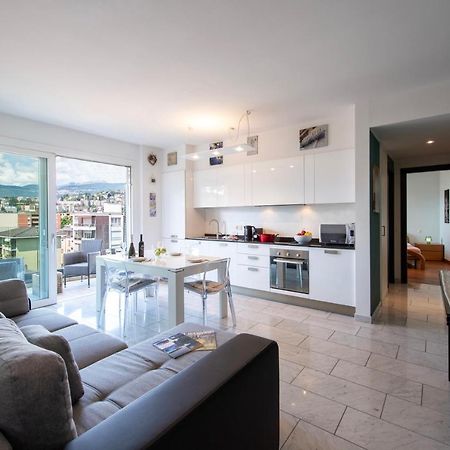 Panoramic Penthouse - Happy Rentals Lugano Bagian luar foto