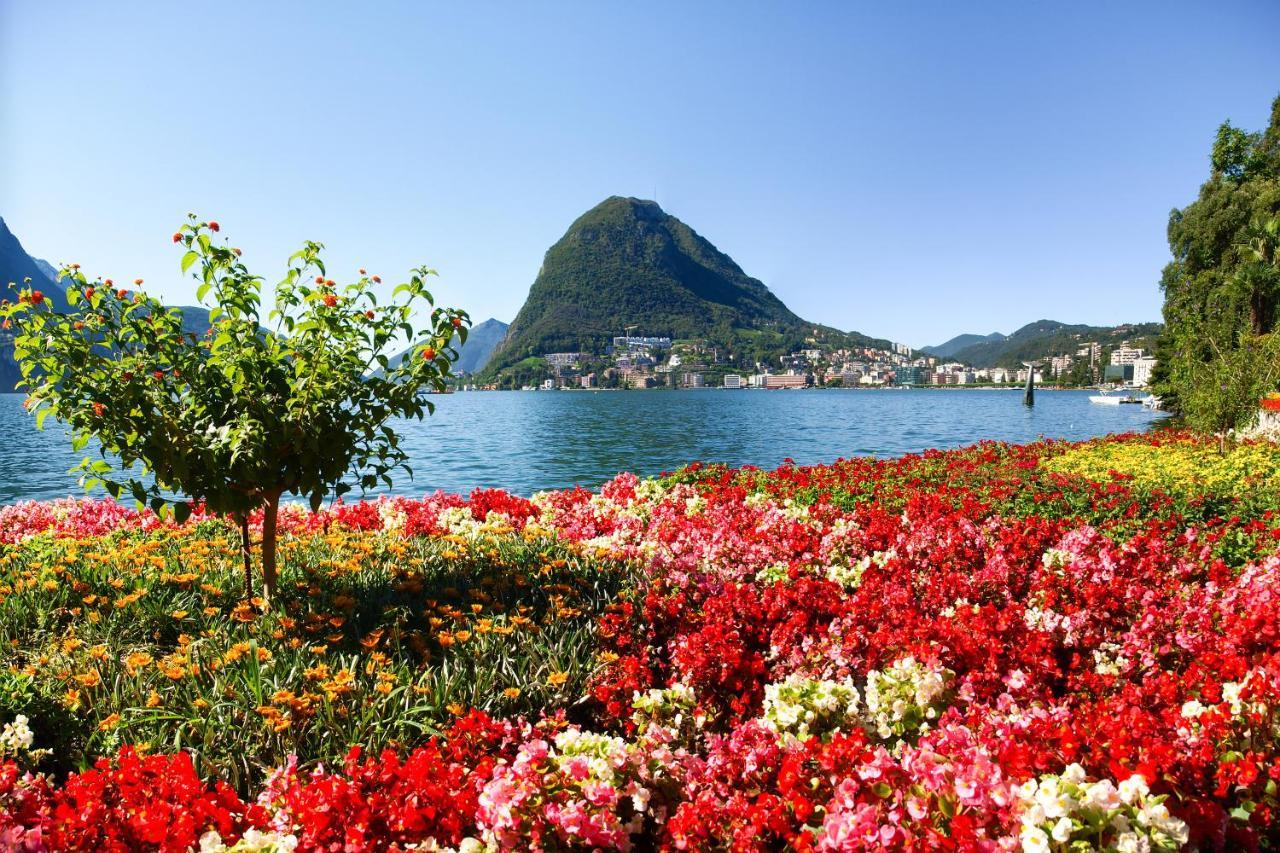 Panoramic Penthouse - Happy Rentals Lugano Bagian luar foto