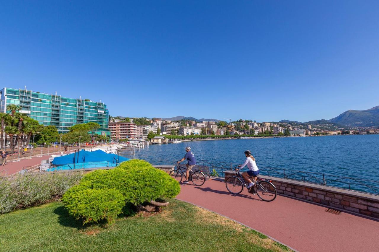 Panoramic Penthouse - Happy Rentals Lugano Bagian luar foto